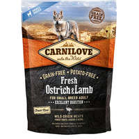 Carnilove Carnilove Fresh Adult Dog Small Ostrich & Lamb Excellent Digestion, Strucc és Bárány Hússal 1,5kg