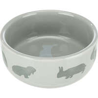 markak/trixie.png Trixie Kerámia Tál Nyúl Mintával 250ml / 11cm Szürke