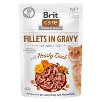BRIT BRIT CARE CAT FILLETS IN GRAVY HEARTY DUCK 85G