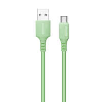 COLORWAY COLORWAY KABEL USB TYPE-C (SOFT SILICONE) 2.4A 1M, GREEN (CW-CBUC042-GR)