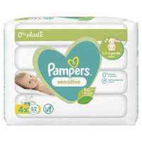 PAMPERS PAMPERS WIPES 208DB (4X52) SENSITIVE PLASTIC FREE