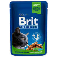 BRIT BRIT PREMIUM CAT TASAK CHICKEN SLICES FOR STERILISED 100G (293-100275)
