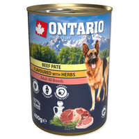 ONTARIO ONTARIO KONZERV DOG BEEF PATE FLAVOURED WITH HERBS, 400G