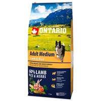 ONTARIO ONTARIO DOG ADULT MEDIUM LAMB AND RICE (12KG)