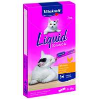 VITAKRAFT VITAKRAFT CAT LIQUID SNACK TAURIN-CSIRKE 6X15 G, 2416424