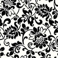 Gekkofix Gekkofix Öntapadós Fantasy mintás fólia - tapéta - Fekete-fehér virág (45 cm szélesség)