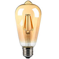 V-TAC V-TAC E27 LED izzó Vintage filament (8W/300°) ST64 - extra meleg fehér