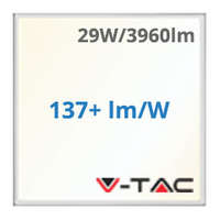 V-TAC V-TAC LED panel (600 x 600mm) 29W - természetes fehér (137+lm/W)