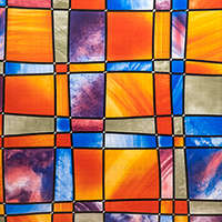 Gekkofix Gekkofix Üvegfólia, ablakfólia - Barcelona mozaik (45 cm szélesség, öntapadós)
