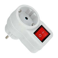 ENTAC ENTAC Fali aljzat 1-es (1 földelt, 16 Amper) kapcsolós, max 3500W, fehér