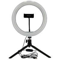 Optonica Optonica Szelfi ring light LED körlámpa, asztali állvánnyal (10W) állítható színhőmérséklet