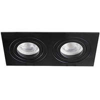 Kanlux Kanlux Beépíthető spot lámpatest Seidy CT-DT, billenthető, matt fekete