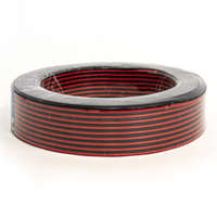 EMOS EMOS Vezeték LED szalaghoz, rézzel bevont alumínium, piros/fekete (2x0.5 mm2) 100 méter