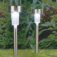 MODEE MODEE Garden 001 kerti leszúrható, napelemes szolár LED lámpa - hideg fehér