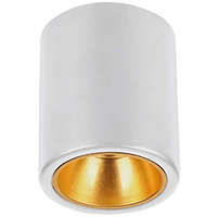  FITTING ROUND - spot falon kívüli lámpatest (kerek - GU10) fehér-arany