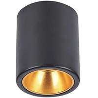 V-TAC V-TAC FITTING ROUND - spot falon kívüli lámpatest (kerek - GU10) fekete-arany