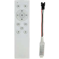 ANRO LED ANRO LED Futófény vezérlő 12 gombos távirányítóval egyszínű LED szalaghoz, fehér