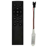 ANRO LED ANRO LED Futófény vezérlő 12 gombos távirányítóval egyszínű LED szalaghoz, fekete