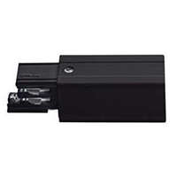 Kanlux Kanlux TEAR N Sínes LED lámpa rendszer (3F) - jobb oldali tápcsatlakozó elem (fekete) 5 év garanciával