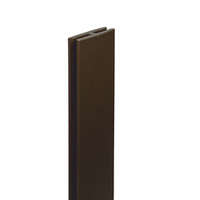  Térelválasztó panelhez vízszintes közdarab - H profil (97,5 cm) barna