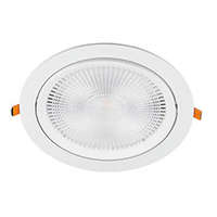  Süllyeszthető mélysugárzó LED lámpa 10W (96 mm, kerek) meleg fehér, fehér