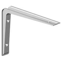 Felcsavarozható konzol, erős polctartó (12 x 8 cm) fehér