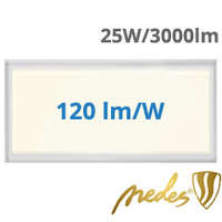 Nedes Nedes LED panel (295 x 595 mm) 25W - természetes fehér, 120+lm/W, backlite panel, UGR