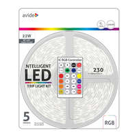 Avide Avide Magic RGB LED szalag szett: 5 méter DRGB 5050-30 szalag + 24 gombos távirányító + tápegység