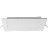 LED panel (négyzet alakú) 12W - természetes fehér, műanyag, Backlit panel