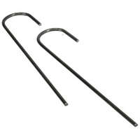 Leszúrható "J" alakú fémkapocs - 15 cm (10 darab)