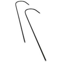 Leszúrható "J" alakú fémkapocs - 25 cm (10 darab)