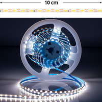 LED szalag beltéri 2835-120 (24 Volt) - hideg fehér, 3 mm széles (Dekor!)