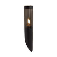  Kültéri oldalfali lámpa (E27) rozsdamentes acél, 40 cm, fekete