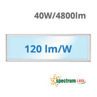 SpectrumLED SpectrumLED LED panel (1200 x 300 mm) 40W - hideg fehér, 120 lm/W, backlite panel