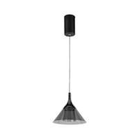  Design LED függeszték (9W) fekete színű, tölcsér forma - meleg fehér