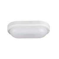 Kanlux Kanlux TOLU ovális IP54 kültéri mennyezeti-oldalfali LED lámpa, fehér (6W/420lm) természetes fehér