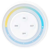 MiLight MiLight S1W+ Group Control csoport (4 zóna) fali távirányító panel (CCT LED szalaghoz) - elemes, fehér