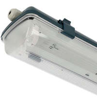 FIXTURE T8 por-, és páramentes armatúra 2 db 120 cm-es LED fénycsőhöz, fekete