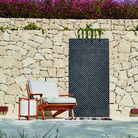 Decory LOP Keskeny térelválasztó panel - dekorpanel (120x60cm) antracit