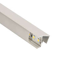 ALP-060 GLASS SHELF Fehér - üvegpolc profil LED szalaghoz (Opál búrával)