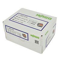 Wago Wago 222 Wago karos (kapcsos) vezetékösszekötő, 3 x 4mm² vezeték nyílásos (50 db)