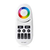 MiLight MiLight FUT095W Group Control csoport (4 zóna) RGB+W távirányító (RGB+W azaz RGB+fehér LED szalaghoz) - fehér