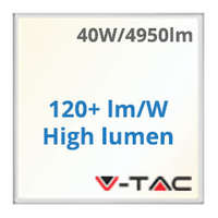 V-TAC V-TAC LED panel (600 x 600mm) 40W - természetes fehér 120Lm/W