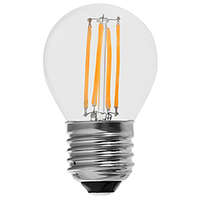  LED lámpa E27 Filament (4W/300°) Kisgömb - hideg fehér