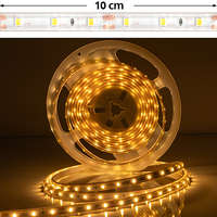 LED szalag kültéri 3528-60 (12 Volt) - meleg fehér DEKOR! 5 méter