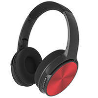  Bluetooth fejhallgató Rotate (500 mAh akkuval) piros