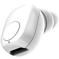  Bluetooth headset fülhallgató Mini (55 mAh akkuval) fehér