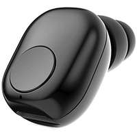  Bluetooth headset fülhallgató Mini (55 mAh akkuval) fekete