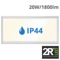 2R LED 2R LED Capri slim extra vékony LED panel (600 x 300mm) 20W - természetes fehér IP44 - fürdőbe is!