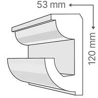 ANRO ANRO RV-10/A Rejtett világítás díszléc - mennyezet